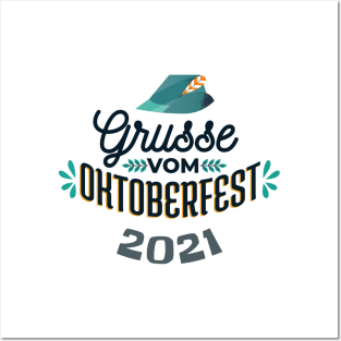 Grusse vom Oktoberfest 2021 Posters and Art